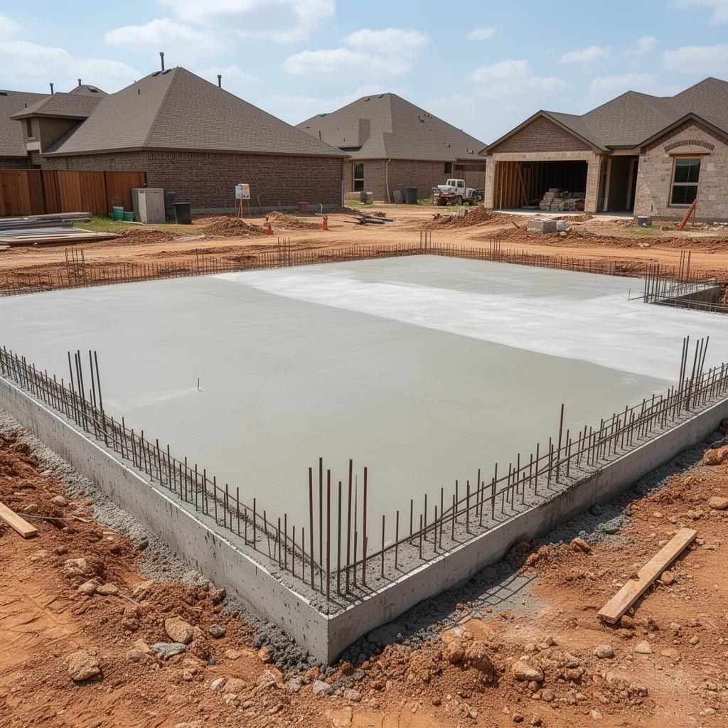 Foundation slab finishing